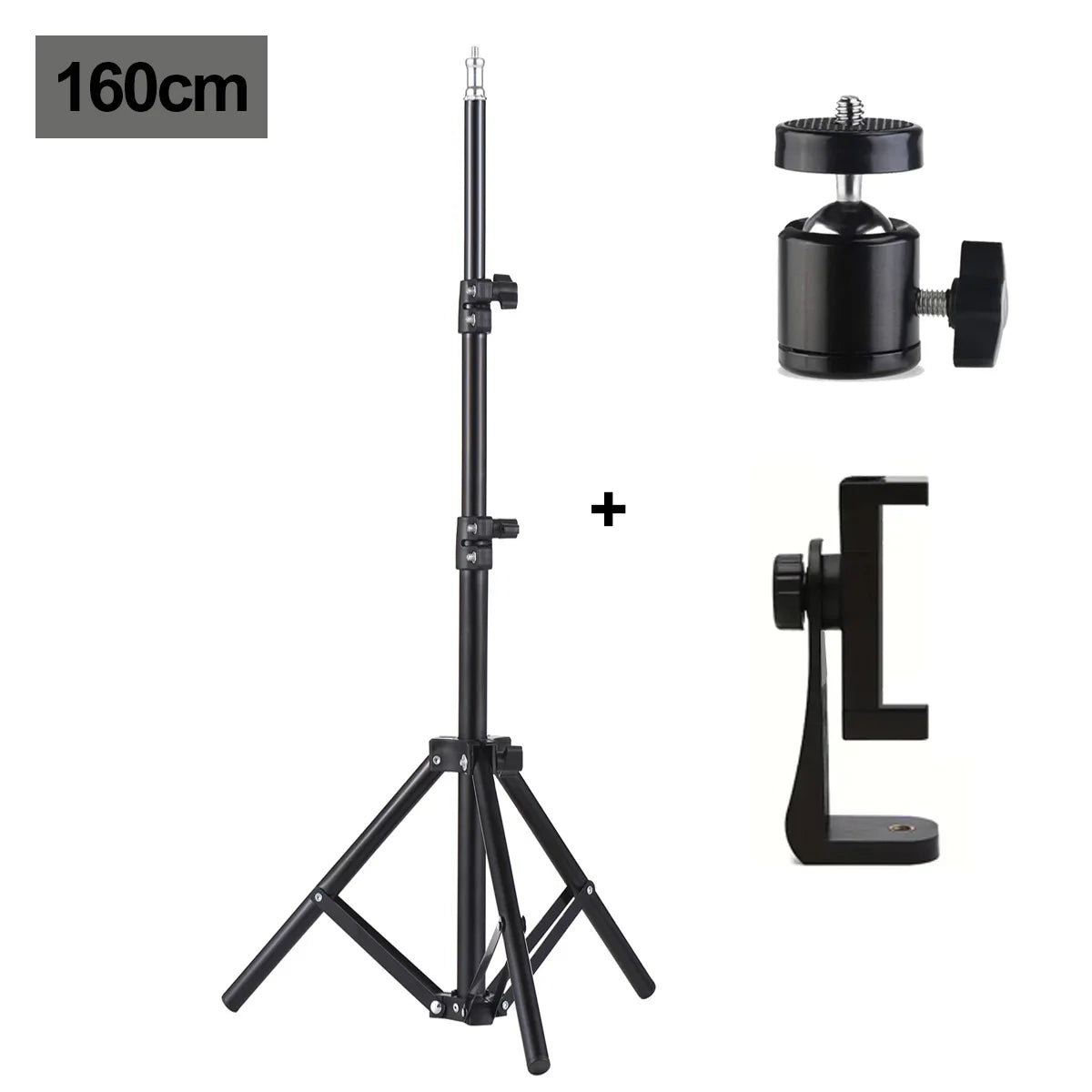 Universal Projector Tripod Stand 110Cm 160Cm Photography Bracket for Hy300Pro HY320 Mini Projector Stand Mount with 1/4 Screw