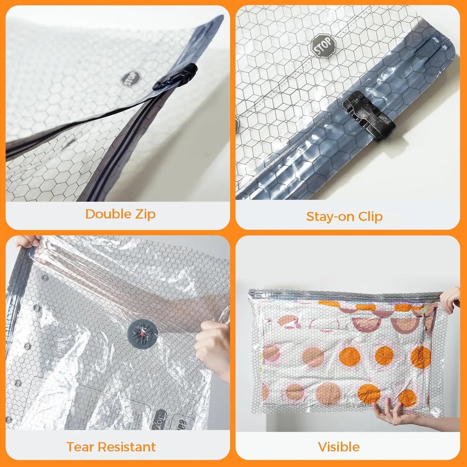 Mother'S Day Gifts [2026 Upgraded] Cordless Travel Vacuum Bag Set with USB-15/9 Pack Vacuum Compression Storage Bags,Savers for Clothing & Travel Essentials. Zipper Pouches, Outdoor Packing System, Hand Organizer, Christmas Variety Pack