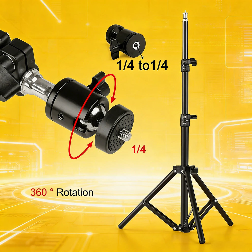 Universal Projector Tripod Stand 110Cm 160Cm Photography Bracket for Hy300Pro HY320 Mini Projector Stand Mount with 1/4 Screw