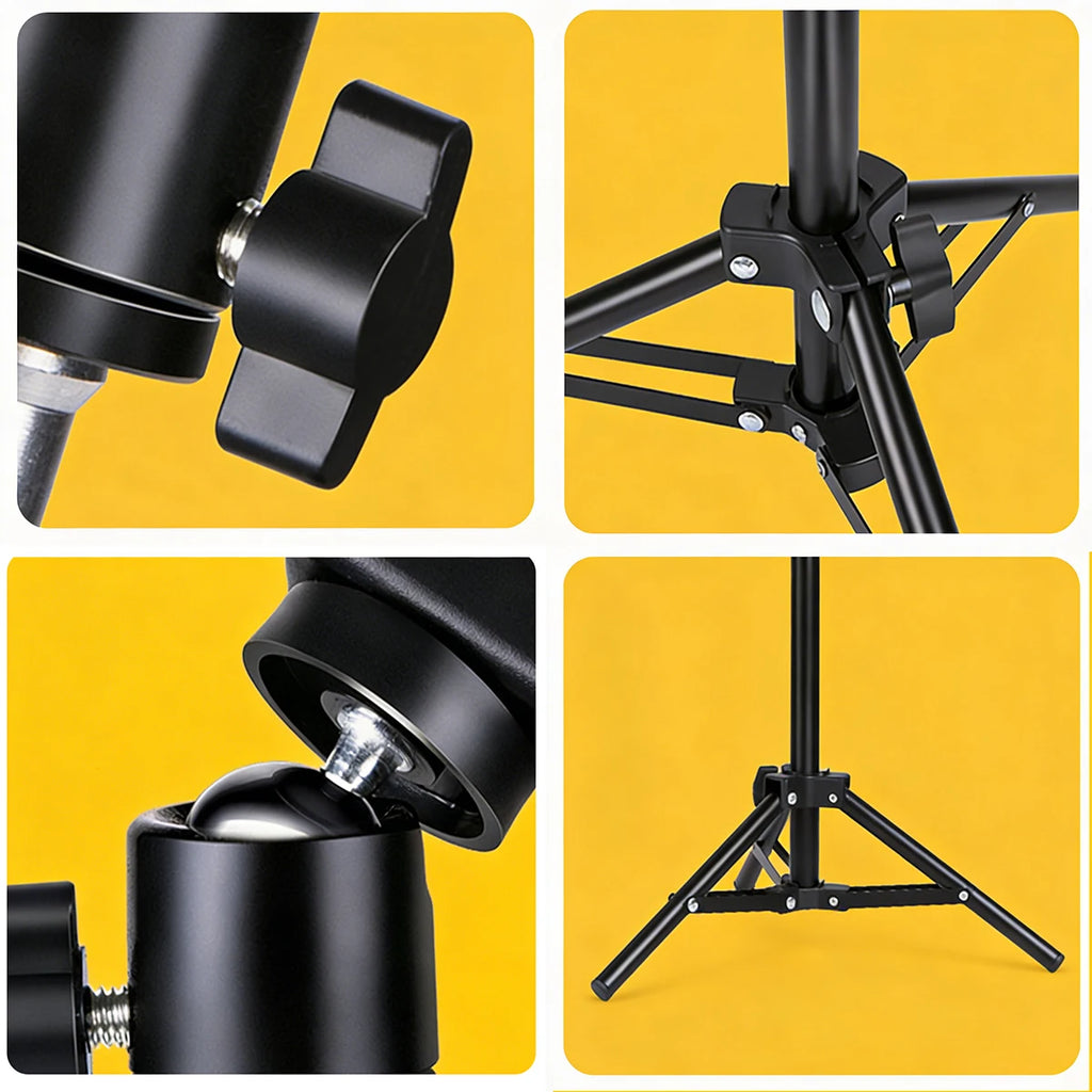 Universal Projector Tripod Stand 110Cm 160Cm Photography Bracket for Hy300Pro HY320 Mini Projector Stand Mount with 1/4 Screw