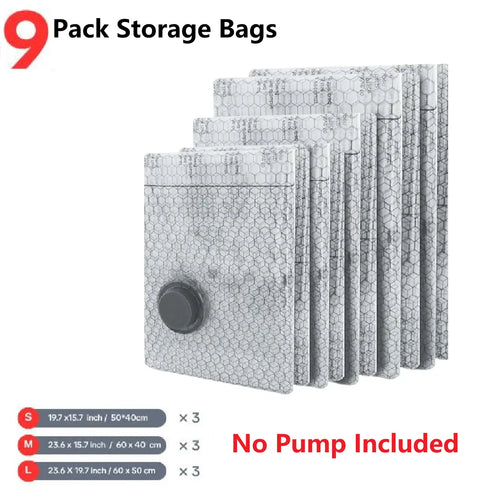 Mother'S Day Gifts [2026 Upgraded] Cordless Travel Vacuum Bag Set with USB-15/9 Pack Vacuum Compression Storage Bags,Savers for Clothing & Travel Essentials. Zipper Pouches, Outdoor Packing System, Hand Organizer, Christmas Variety Pack